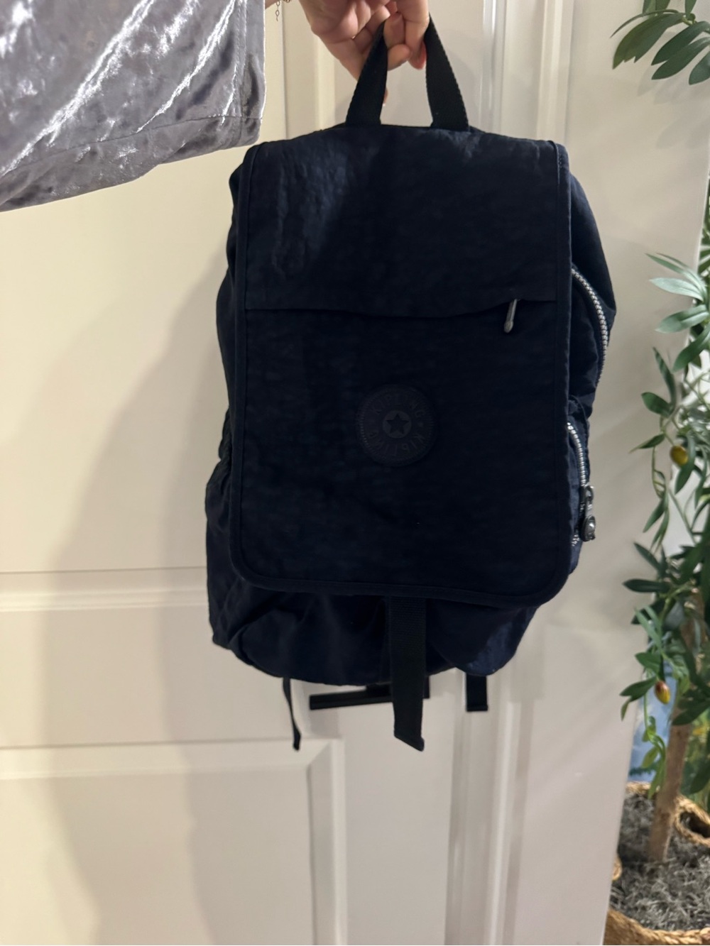 EUC KIPLING NAVY BACKPACK